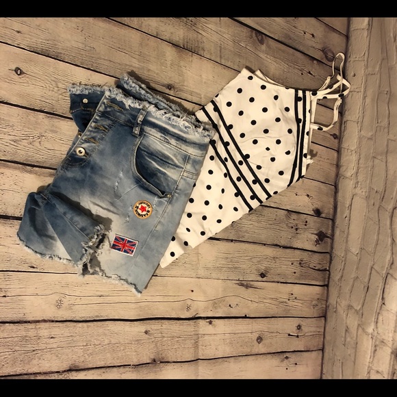 Polka dot George tank op size 12 - Picture 6 of 7